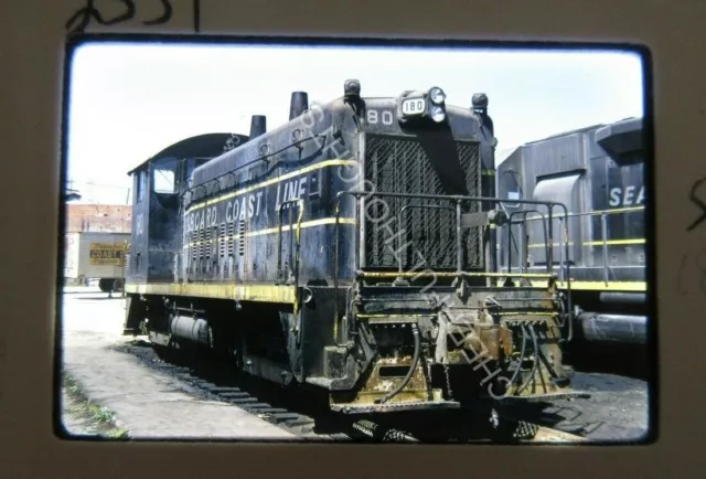Original '73 Kodachrome Slide SCL Seaboard Coast Line 180 SW9 Atlanta, GA  25O34