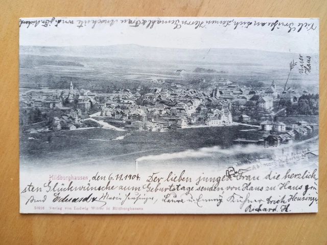 Ak Hildburgshausen / Panorama von Hildburgshausen  1904