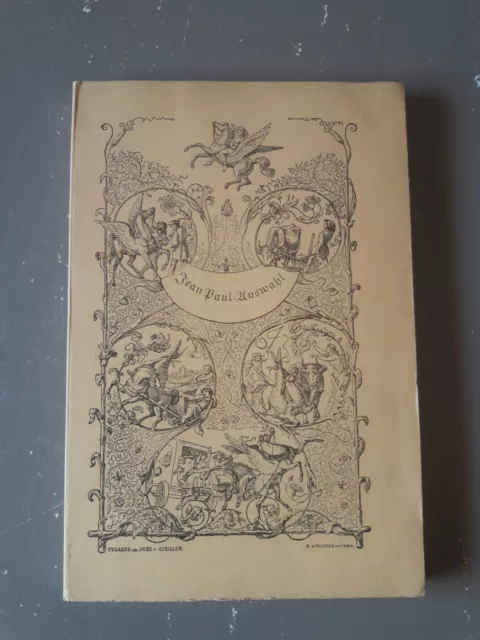 Jean Paul. Auswahl von Josef Müller. aus der Reihe Der Dreiturmbücherei Nr. 5/6