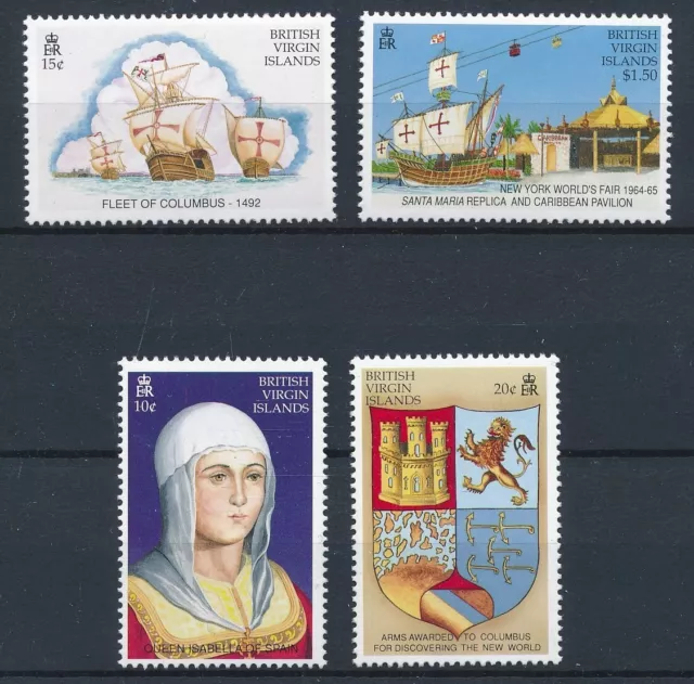 [BIN13890] Virgin Islands 1992 C.Colomb good set of stamps very fine MNH