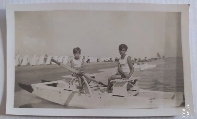 Cesenatico (Forli) 1928 - Splendida Mini Foto Cartolina Privata Cesenatico (Forli) 1928 - Splendida Mini Foto Cartolina Privata