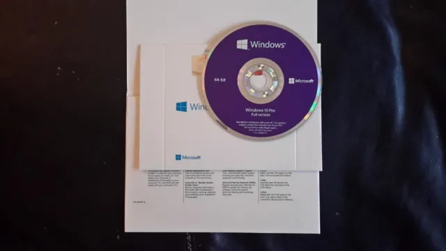 Windows  10 64-bit DVD UK Version - fully boxed Brand New And Sealed