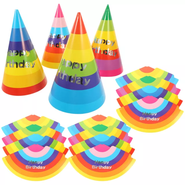 32 pz cappelli conici compleanno Capodanno per bambini copricapodanno