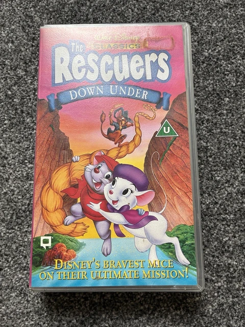 THE RESCUERS DOWN Under (VHS, 1991) £9.11 - PicClick UK