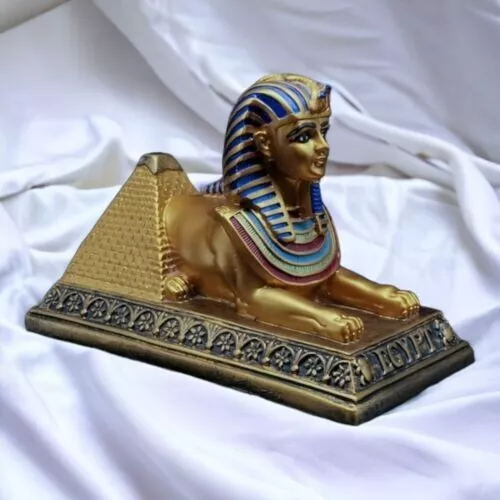 Rare Ancient Egyptian Sphinx Statue - Finest Stone Craftsmanship - Authentic