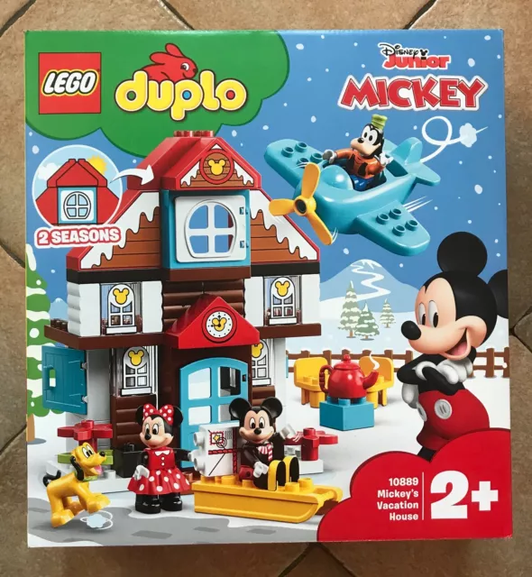 Lego Set Boite Neuf Duplo 10889 La Maison De Vacances De Mickey 'S House