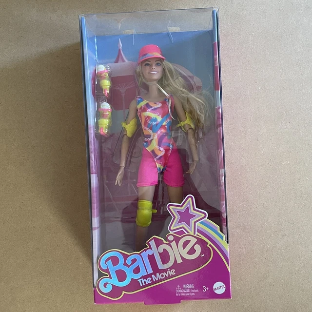 BARBIE THE MOVIE Margot Robbie (Barbie) Doll In Inline Skating Outfit