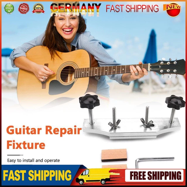 Acoustic Guitar Fixture Bonding Bridge Clamp Clip Stainless Steel Luthier Tools
