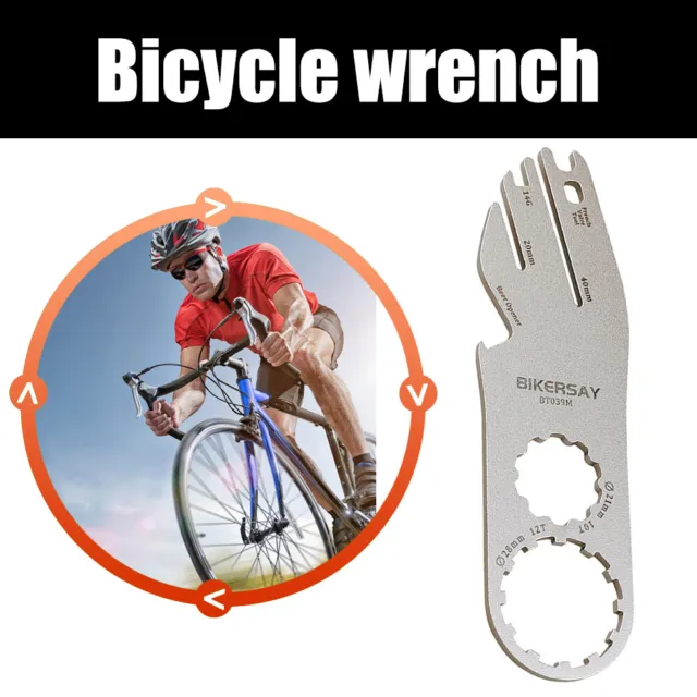 Bike Disc Rotor Alignment Tool Truing Wrench Stainless Steel Convenient Portable 3