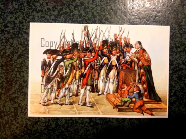 LA REVOLUTION EN ESSONNE aquarelle Conrad carte postale postcard
