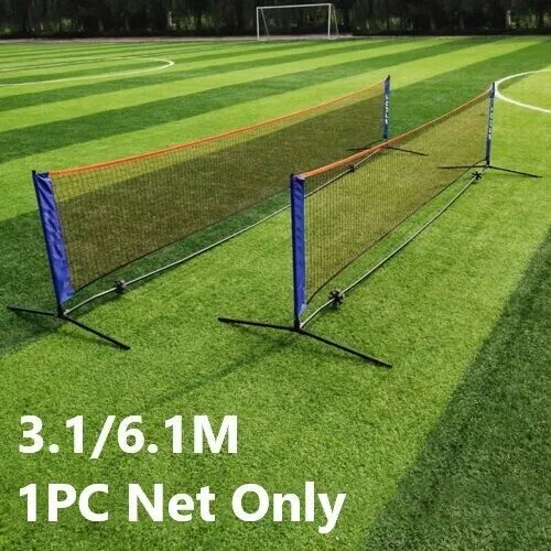 Badminton Tennis Volleyball Net Stand Frame Net Rack Portable 3.1M/6.1M Outdoor