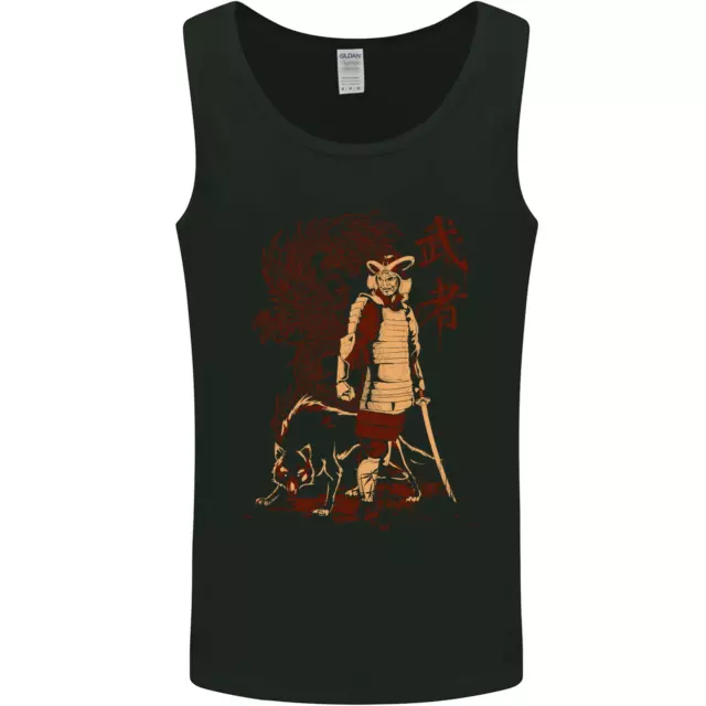 Dragon Warrior Wolf Dragon Samurai MMA Mens Vest Tank Top