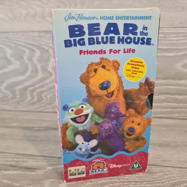 BEAR IN THE Big Blue House Friends For Life VHS Promotional Video Tape ...