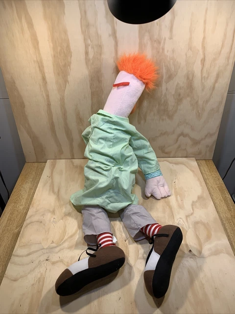 EXTREMELY RARE SIZE Jim Hensons Muppet Beaker 34” inch Plush Stuffed Animal 2