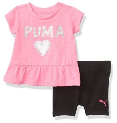 Puma 2-pieces baby girl set, shorts and top