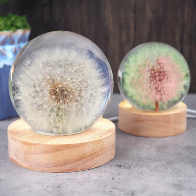 Nachtlicht Silikon Kugelform Runde Kugelform Epoxidharz Handwerk Gießen DIY