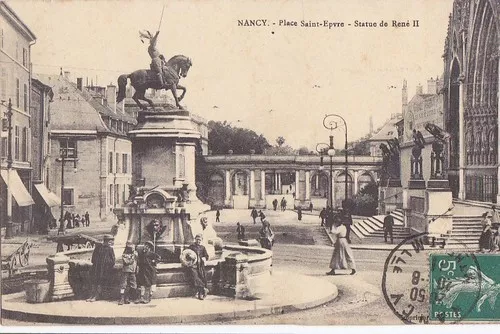 54 - cpa - NANCY - Place Saint Epvre