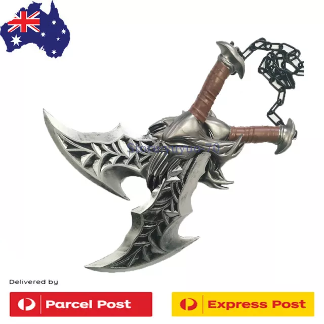 God of War Kratos Replica Solid Foam Cosplay Prop Blade of Chaos w Chain Gift