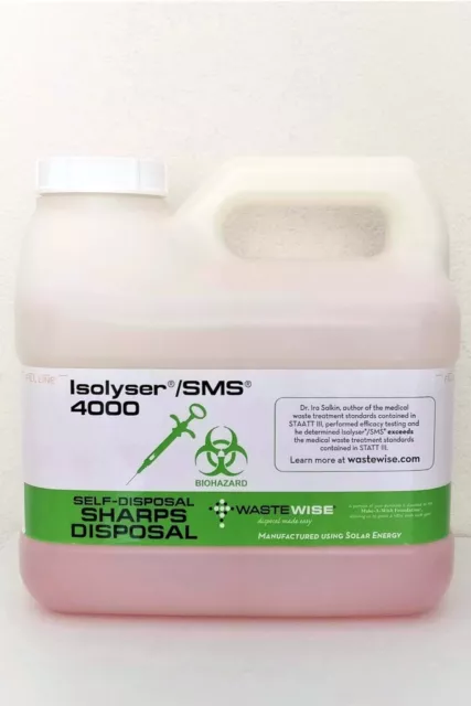 Isolyser/SMSm 4000 Mail-back Sharps Disposal Biohazard
