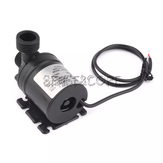 AW500S 12/24V Circulator Pump Mini Brushless Motor Submersible Water Pump 800L/H