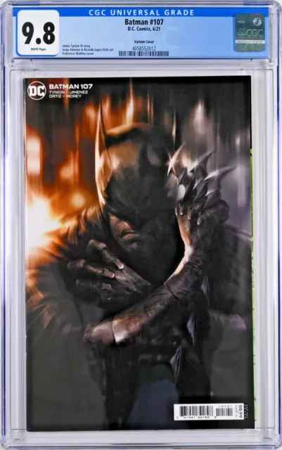 Batman #107 CGC 9.8 (Jun 2021, DC) Francesco Mattina Variant Cover, 1st Gardener