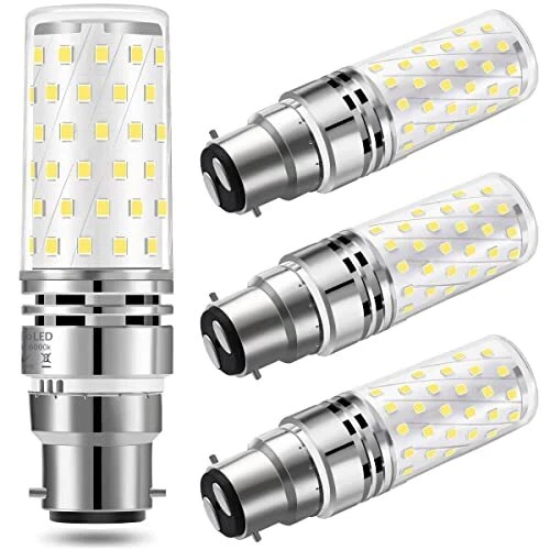 LED Bajonett Glühbirnen B22, 12W B22 Mais Glühbirne Äquivalent 100W Halogen B22
