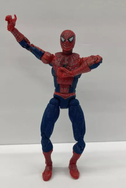 2008 Spider-Man Marvel Legends Spider-Man Movie Super Poseable 6" Action Figure