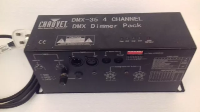 CHAUVET DMX-35 4 CHANNEL Lighting/Light Dimmer Pack Control Unit