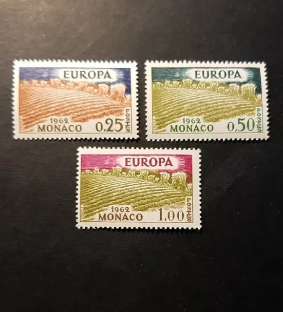 Frankreich Monaco Europa N° 571/573 Neu Luxus MNH 1962