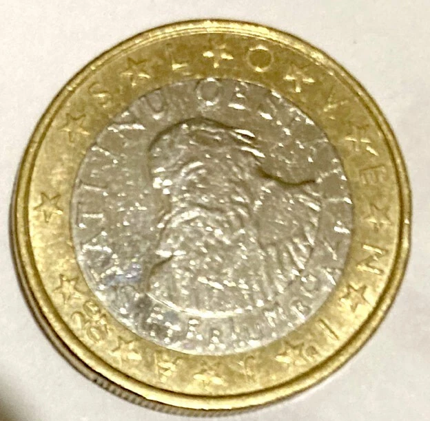 Pièce De 1 Euro Slovénie 2007 - Portrait De Primož Trubar, Bimétallique, Collection