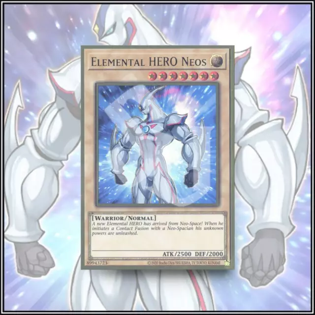 YuGiOh ELEMENTAL HERO NEOS | JADEN'S DECK ▪️ PREMIUM GOLD RARE ▪️ 1ST EDITION 💎