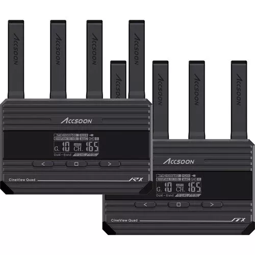 New!!! Accsoon CVQUAD CineView Quad Multi-Spectrum Wireless Video Transmission