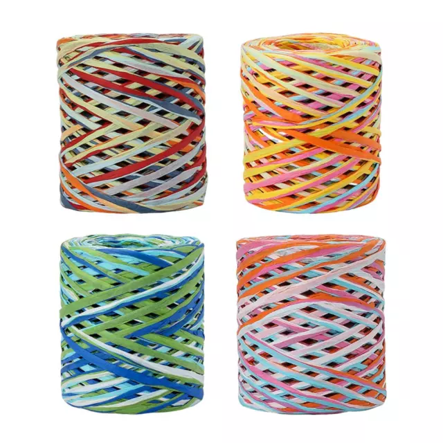 Natural Raffia Paper Ribbon Paper String Twine for Gift Wrapping Party Decor