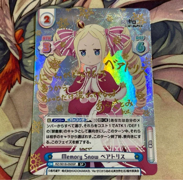 RE ZERO MEMORY snow Beatrice SP Sign Anime personaggio animazione EUR ...