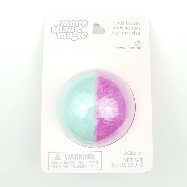 More Than Magic Bath Bomb With Squish Toy Surprise Mango Mash-up Size 6.4 oz 3+