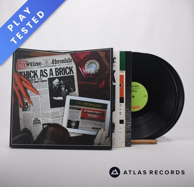JETHRO TULL THICK As A Brick / TAAB 2 Box Set 2 x LP Vinyl Record - NM ...