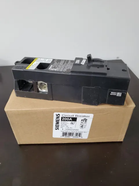NIB - Siemens - QS2200 - Molded Case Circuit Breaker - 200A, 1-Phase, 240V