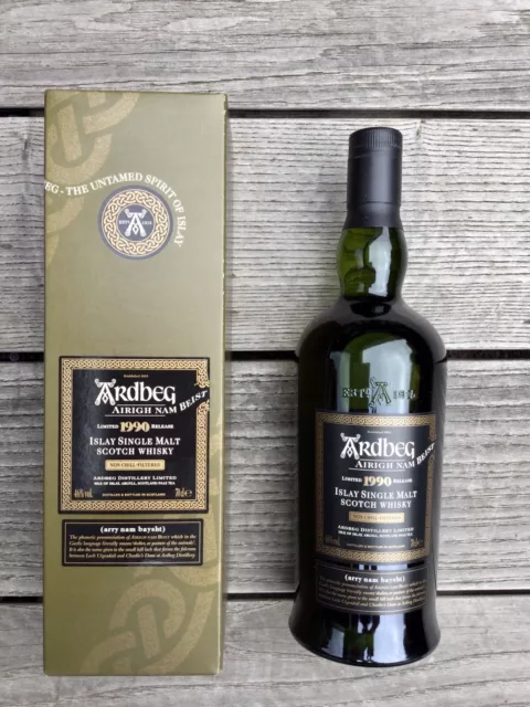 Ardbeg Airigh Nam Beist 1990 / 2008 Islay Single Malt Scotch Whisky 46%