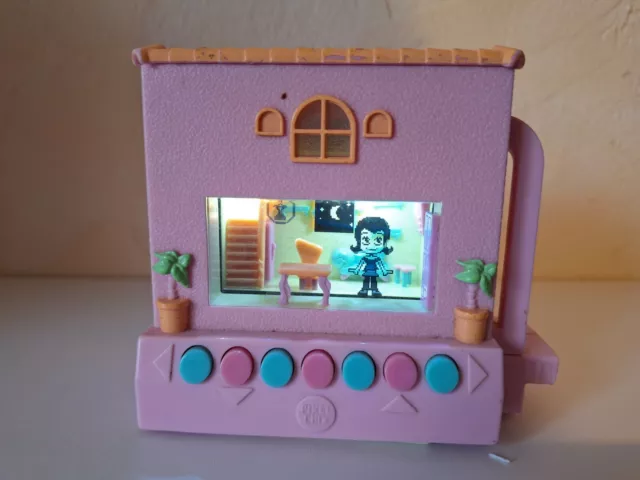 VIOLET LOFT Pixel Chix jeu électronique 2005 Mattel House Piscine - Bon état