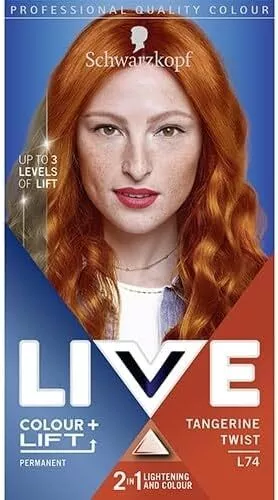 🟠Schwarzkopf LIVE Colour + Lift Permanent Copper Hair Dye | NEW |🔥 FREE P&P 🔥