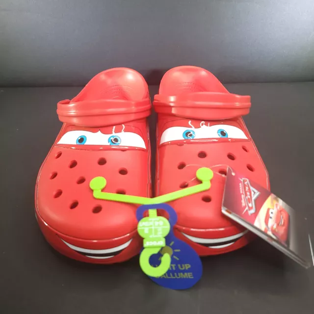 Crocs Adults Classic Disney Cars Lightning McQueen Clogs 205759-610 Multi  Size