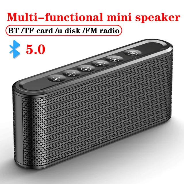 8000mAh Wireless Bluetooth Double Speaker Portable Stereo Bass USB FM Radio Aux