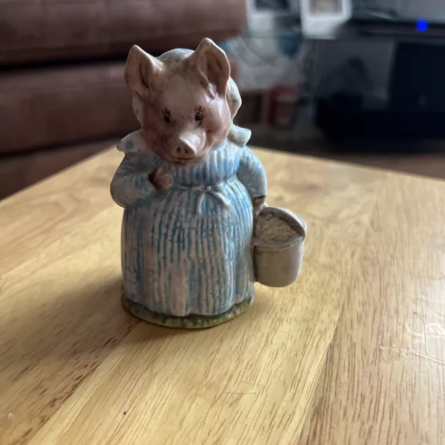 Beatrix Potter Figure Beswick Aunt Pettitoes 1970.  Great condition, but no box