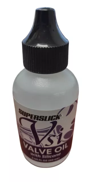 Superslick VSI Valve Oil with Silicone 2 US FL OZ (VO2-VSI