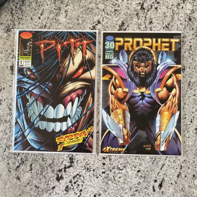 Pitt #1 + Prophet #1 Image Comics Lot 1993. 1st Appearance.