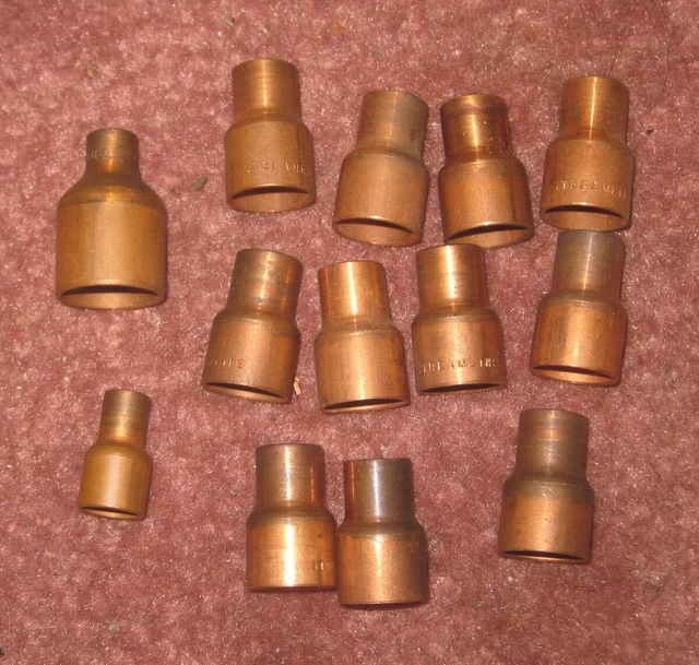 10 pcs. 1/2" to 3/8 Copper Adapters Sweat Fittings for Refrigeration?