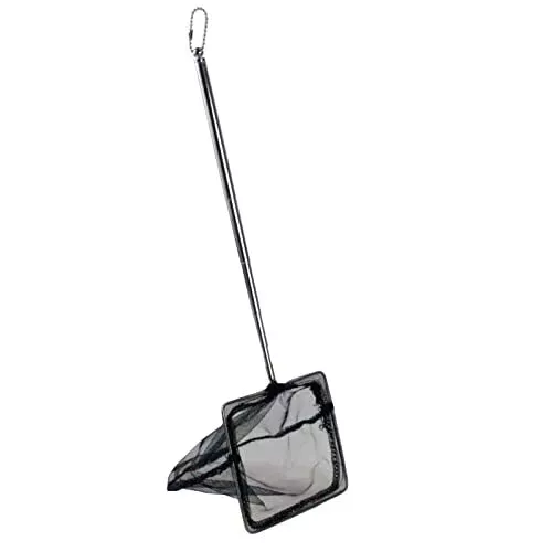 3 Inch Fish Net Aquarium Fish Tank Net with Long Adjustable Handle