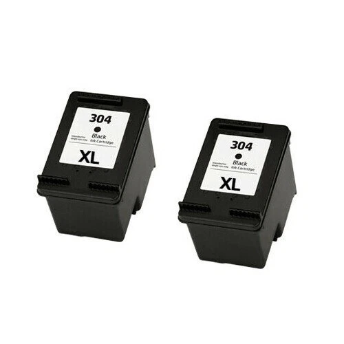 ✅ 2 Cartucce Hp 304 Xl Compatibile Nero Stampante Deskjet 3700,3720,3730,3732