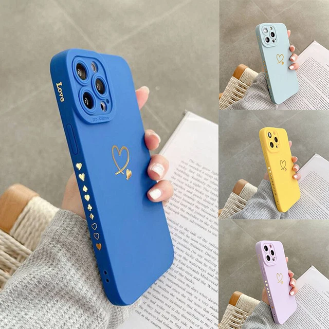 14 iPhone Girl Case 11 For PLUS 13 Love Silicone 12 XR LUXURY Max Back Cover Pro