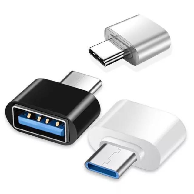 Adaptateur OTG USB 3.0 Femelle Vers Type-C Mâle Convertisseur pour Câble USB...